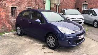 CITROEN C3 14 eHDi AIRDREAM VTR EGS AUTOMATIC 5 DOOR Finished in Virtual Blue HN63YRW [upl. by Hertberg]