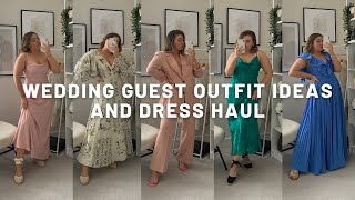 WEDDING GUEST OUTFIT IDEAS AND DRESS HAUL  PetiteElliee [upl. by Ytsim]