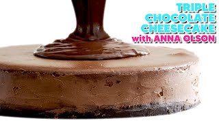 Annas Triple Chocolate Cheesecake Recipe UNCUT [upl. by Northway]