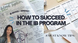 MY TOP 8 TIPS FOR THE IB PROGRAM  advice to know to do well [upl. by Andrey923]