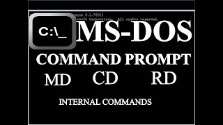 How To CreateChangeampRemove DirectoriesFolders In Command Prompt MSDOS Tutorials Command Prompt [upl. by Hallette43]