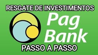 Como resgatar CDB PagBank [upl. by Arch]