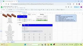 container loading model Google sheets [upl. by Yenial]