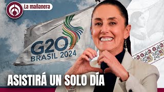 Cancillería mexicana explica la agenda de Sheinbaum para la Cumbre del G20 [upl. by Atiker]