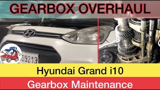 Gearbox Overhaul  Gearbox  Manual Gearbox maintenance  Hyundai Grand i10 Gearbox Overhaul [upl. by Atinna]