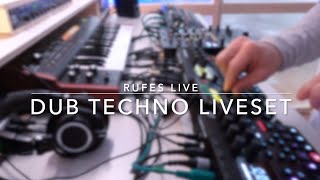 Rufes Live  Dub Techno Liveset Elektron machines only  Dawless [upl. by Nyvlem]