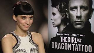 Rooney Mara The Girl With The Dragon Tattoo interview [upl. by Rahm237]