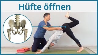 Hüfte öffnen ❤️ Hüftöffner Yoga Anfänger [upl. by Frantz]