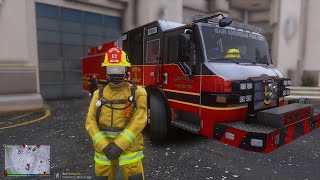 Gta 5 LSFDFR SAFR First Responder Pierce Velocity  Fire FighterFire Callouts gta5 gta lspdfr [upl. by Leina]