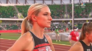 Womens 3000m Steeplechase Finals  US Olympic Trials 2021  Emma Coburn VS Courtney Frerichs [upl. by Annawoj]