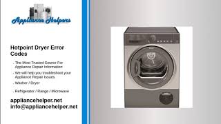 Hotpoint Dryer Error Codes [upl. by Aziza]