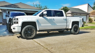 2014 Silverado 3quot Spindle Lift Install [upl. by Ingamar22]