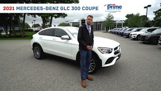 2021 MercedesBenz GLC 300 Coupe  Video tour with Spencer [upl. by Urbana]