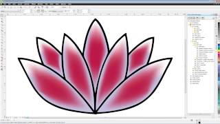 CorelDRAW Tutorial  Creating Advanced Gradients Using Mesh Fills [upl. by Hillegass359]