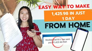 EARN 142598 PHP IN 1 DAY UPLOAD YOUR STUDY DOCUMENTS SIDEHUSTLE FOR STUDENTS  Sincerely Cath [upl. by Clim]