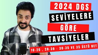 2024 DGS SEVİYELERE GÖRE NET ARTTIRMA TAVSİYELERİ [upl. by Eldoree515]