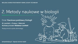 Lekcja 2 Metody naukowe w biologii [upl. by Gabbey]