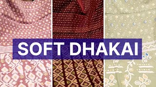 Soft Dhakai Jamdani Saree Hidden Collection  Original Jamdani Saree [upl. by Niveb442]