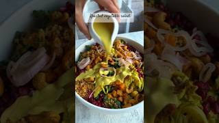 ANTI INFLAMMATORY GLOW SALAD Meal prep roasted vegetable salad for the week Or vegan Thanksgiving [upl. by Adierf]