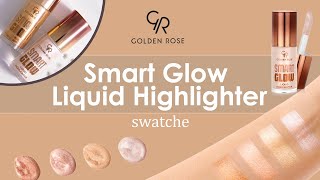 Nowość Płynne rozświetlacze do twarzy i dekoltu Smart Glow ♡ Golden Rose Polska [upl. by Arri]