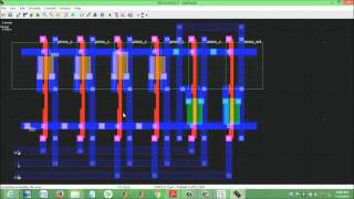 Schematic and Layout Design using Microwind part 2 of 3 [upl. by Merrel]