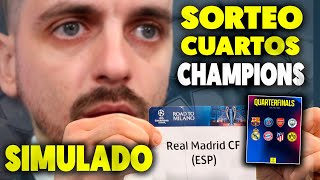 🔴EN DIRECTO SORTEO DE CUARTOS DE FINAL DE LA CHAMPIONS LEAGUE · SIMULACIÓN JKCLIFE · ¿CLÁSICO [upl. by Enovad]