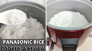 HOW TO COOK RICE IN PANASONIC RICE COOKERA ReviewCooks non sticky riceपैनासोनिक राइस कुकर [upl. by Berkeley]