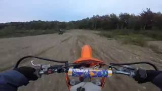 2001 ktm 250 exc ride 2  fall 2015 [upl. by Ergener]