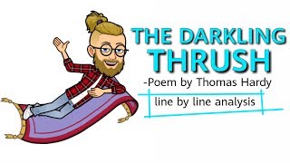 The Darkling Thrush by Thomas Hardy in HindiLine by line explanation and analysis [upl. by Blaseio588]