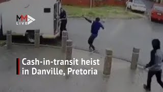 Cashintransit van robbed by gunmen in Pretoria [upl. by Germano986]