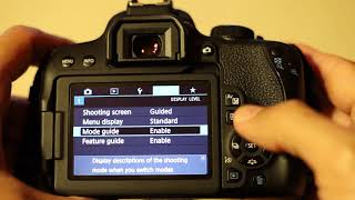 Canon EOS 800D basic menu settings [upl. by Yaya]