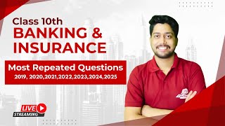 Most Repeated Questions  Class 10 Banking amp Insurance boardexam2025 [upl. by Newo220]