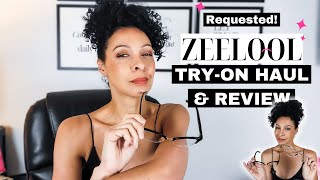 REQUESTED Zeelool TryOn Haul amp Review [upl. by Gaylord]