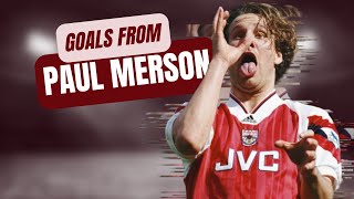 A few career goals from Paul Merson [upl. by Frasquito]