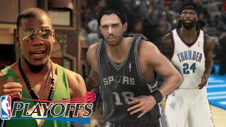 NBA 2K11 MyCareer Playoffs  The Spurs Brought Out The Special Weapon To Stop Me And Kevin Durant [upl. by Erving]