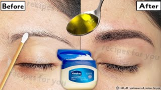 You wont believe it 😍 How To Grow Eyebrows Eyelashes Faster and Thicker in 1 week 💯 Effective [upl. by Ayetal859]