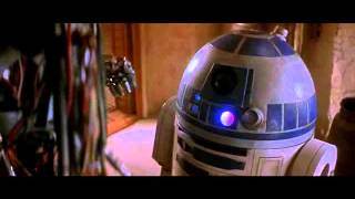 R2D2 Meets C3PO for the first time STARWARS Droids [upl. by Ilan]