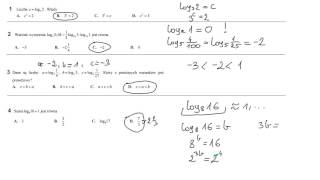 Logarytmy  zadania maturalne [upl. by Elise]
