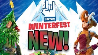 NEW Winterfest Update  Fortnite Battle Royale [upl. by Aihsetel]