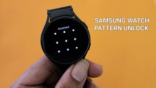 How to unlock pattern or password Samsung watch  Samsung Watch Hard Reset  Samsung watch pattern [upl. by Quincy15]