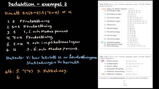 Logik Slutledning 2  med deduktion [upl. by Riba352]
