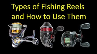 3 Types of Fishing Reels and How to Use Them  Spinning vs Spincast vs Baitcasting [upl. by Zephaniah338]