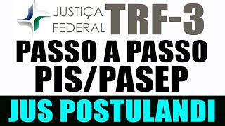 PISPASEP JUS POSTULANDI PASSO A PASSO PARA COBRAR NA JUSTIÇA TRF3 ABONO SALARIAL pagameuabono2021 [upl. by Wivinah18]