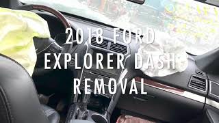 2018 FORD EXPLORER DASH REMOVAL [upl. by Severn]