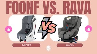 Nuna Rava vs Clek Foonf  Convertible Car Seat Comparison  CANADA [upl. by Dene]