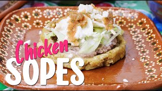 Easy Chicken Sopes  Learn In 1 Minute [upl. by Carolan]