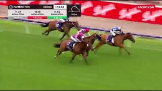 Auroras Symphony wins the VRC National Jockeys Trust Trophy at Flemington Racecourse [upl. by Drarreg]