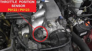 Throttle Position Sensor P0122 amp P0123  Testing and Replacement [upl. by Avery]