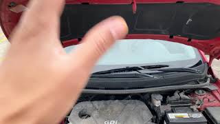 Hyundai Accent  Engine coolant reservoir [upl. by Liz]