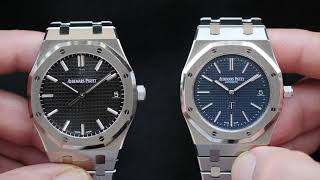 AP Royal Oak 41mm vs 39mm 15500 vs 15202  Everything that no one told you before  Hafiz J Mehmood [upl. by Rotsen]